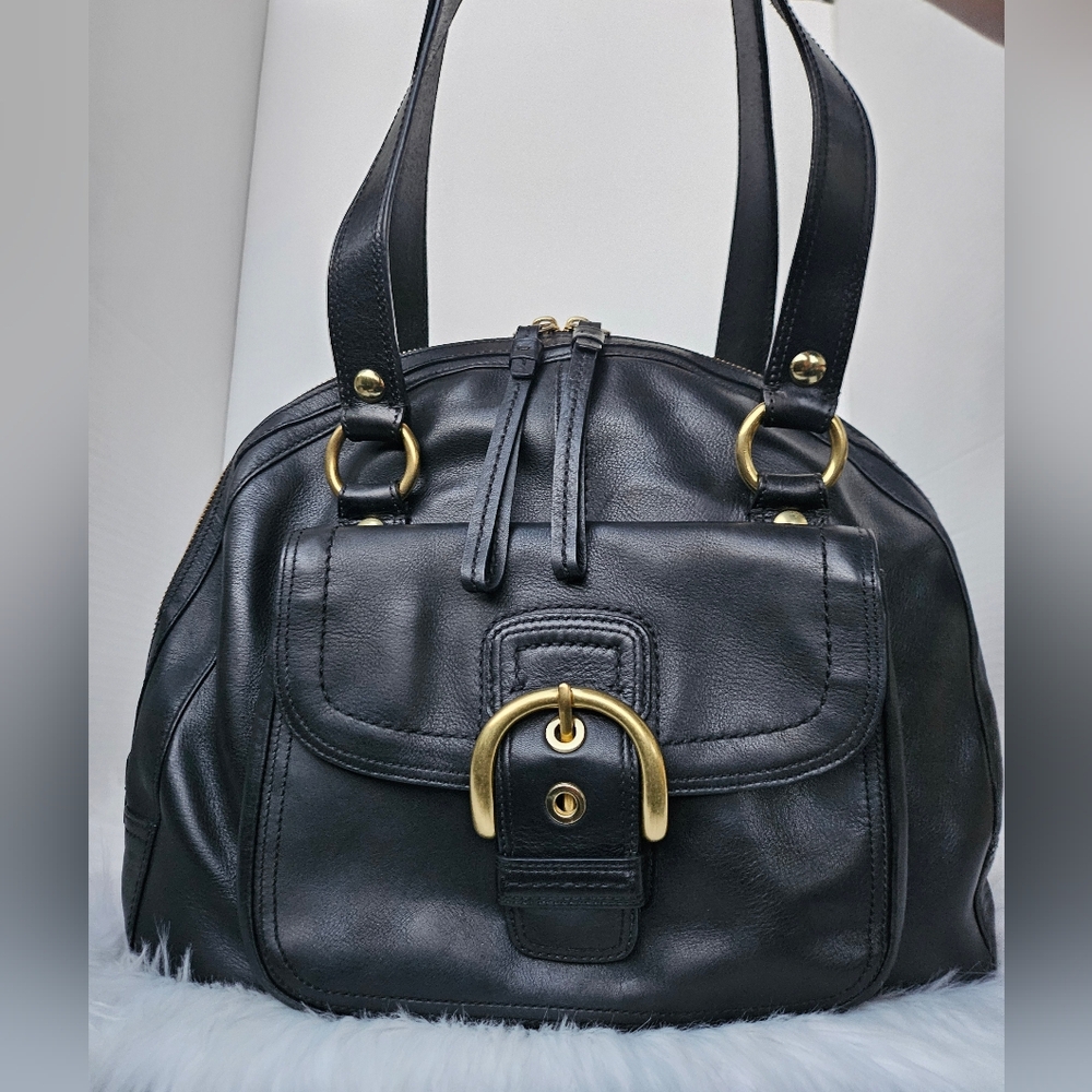 🖤Coach Black Domed Satchel – Vintage Classic in Beautiful Condition